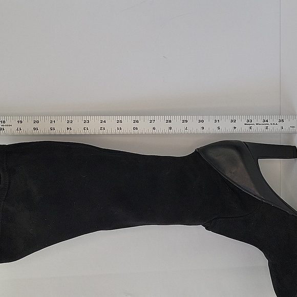 Franco Sarto Stampeed Over Knee Boots Black Size 9.5 - Picture 15 of 16